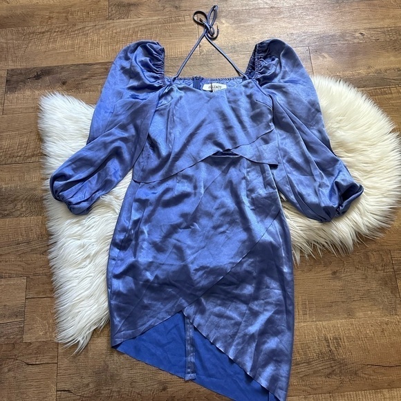 ELLIATT Uriel Long Sleeve Halter Dress - Picture 4 of 6